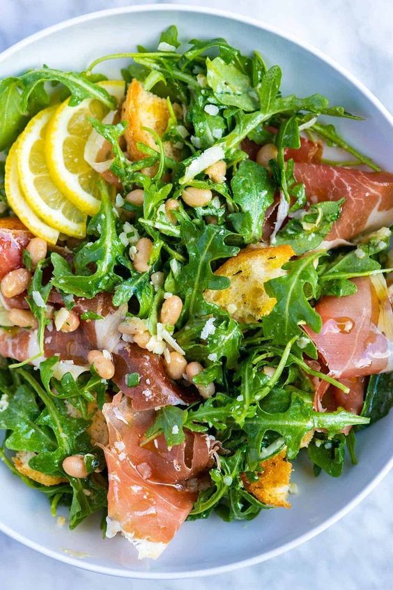 Lemony White Bean Salad with Prosciutto Simply Delicious Dessert