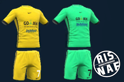 KIT Nike Kuning + Biru Muda Go-Jek IndoFood