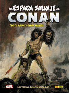 La espada Salvaje de Conan Clavos Rojos