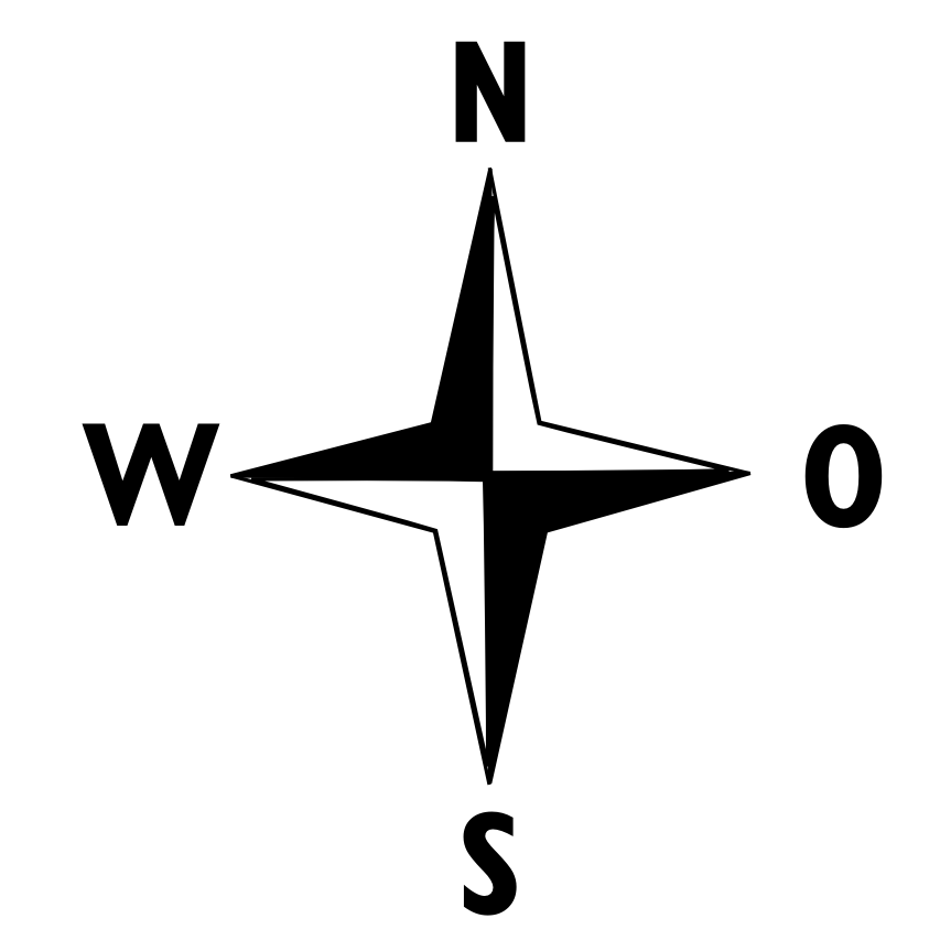 Architektur und Raumplanung online: Nordpfeile für Pläne Architektur und Raumplanung online: Nordpfeile für Pläne