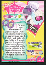 My Little Pony Hoity Toity & Photo Finish Series 1 Trading Card