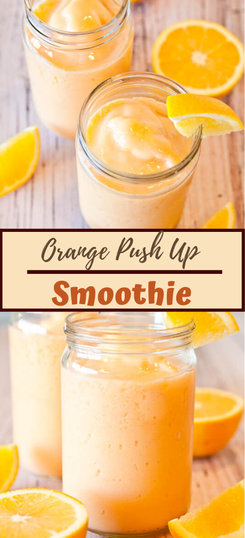 Orange PushUp Smoothie #healthydrink #drinkrecipe #smoothiehealthy #cocktail