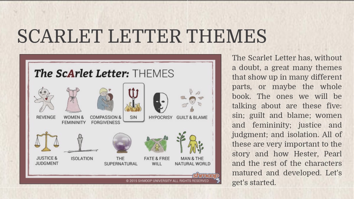 Shmoop Scarlet Letter Thankyou Letter