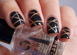 nail tape designs striping mani nails eve manicure easy unghie polish glitter latest gel capodanno gold using da di laser