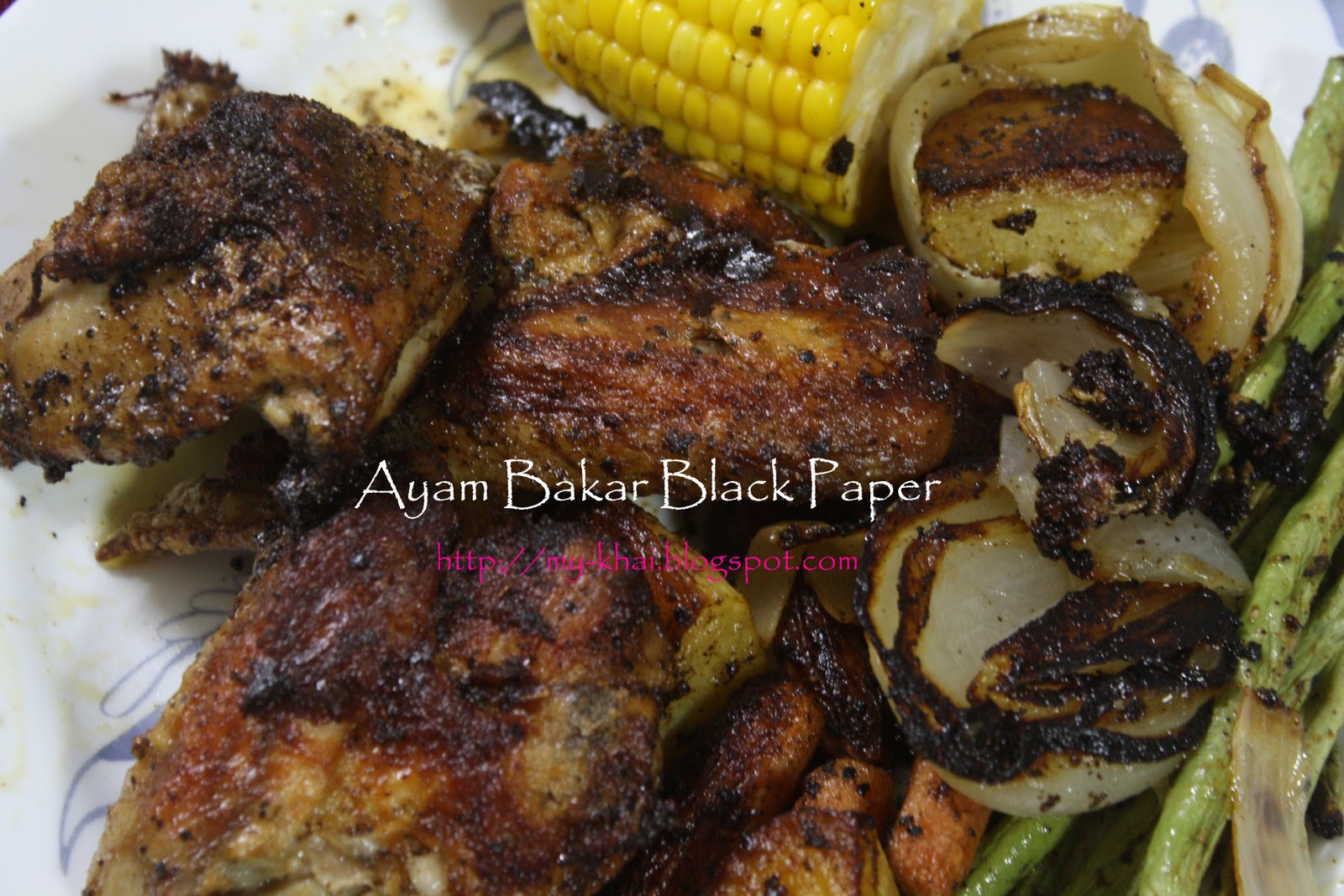 my colorful jurney: Ayam Bakar Black Paper