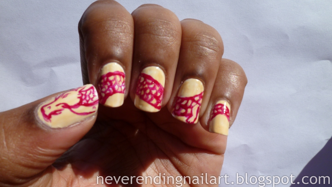 Never Ending Nail Art: Chinese New Year Nails
