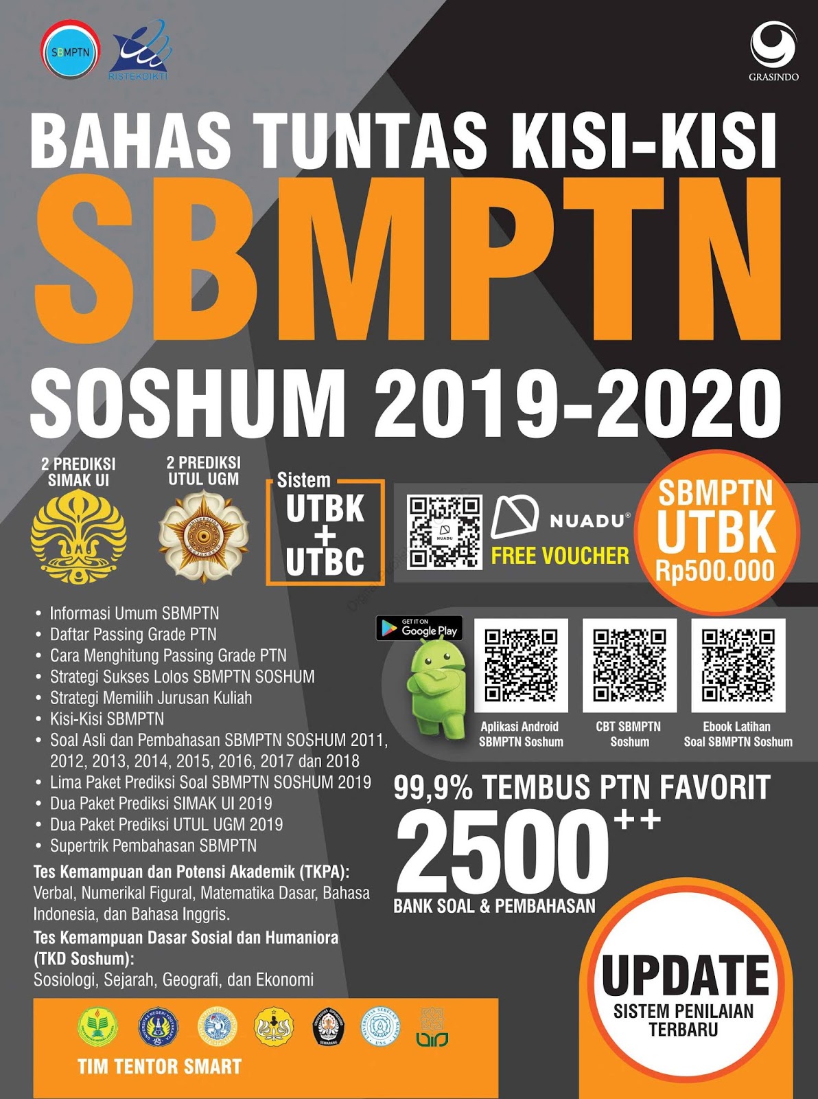 Download Bahas Tuntas Kisi-Kisi SBMPTN Soshum 2019-2020