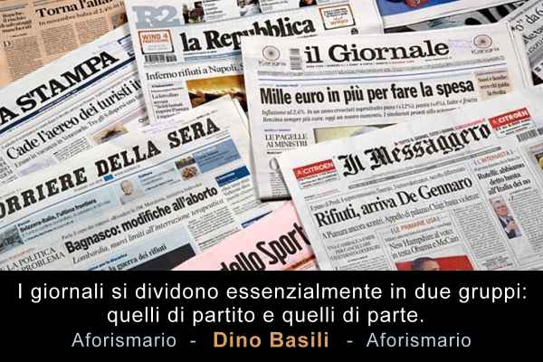 Aforismario Aforismi Frasi E Citazioni Sui Giornali E Sui Quotidiani