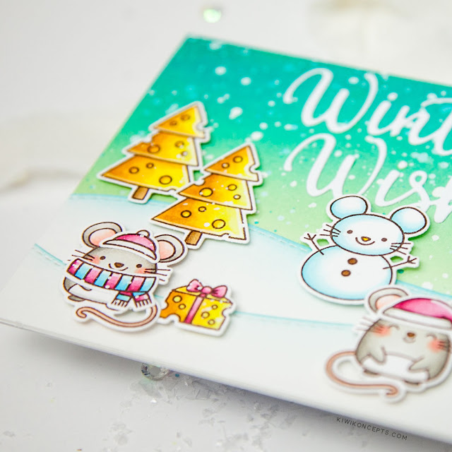 Sunny Studio Stamps: Merry Mice Santa Claus Lane Christmas Garland Frame Dies Layered Snowflake Frame Dies Winter Themed Holiday Cards by Keeway Tsao Sunny Studio Stamps: Merry Mice Santa Claus Lane Christmas Garland Frame Dies Layered Snowflake Frame Dies Winter Themed Holiday Cards by Keeway Tsao