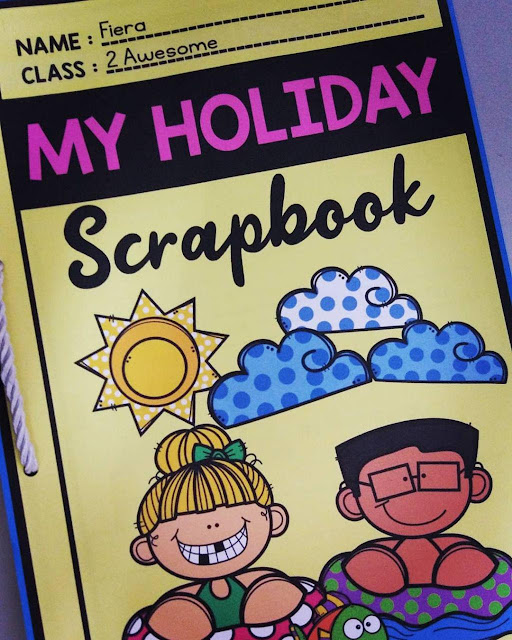 holiday homework scrapbook ideas