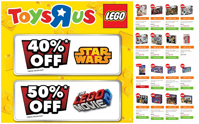 LEGO Star Wars and LEGO Movie 2 sets at up to 50% off!