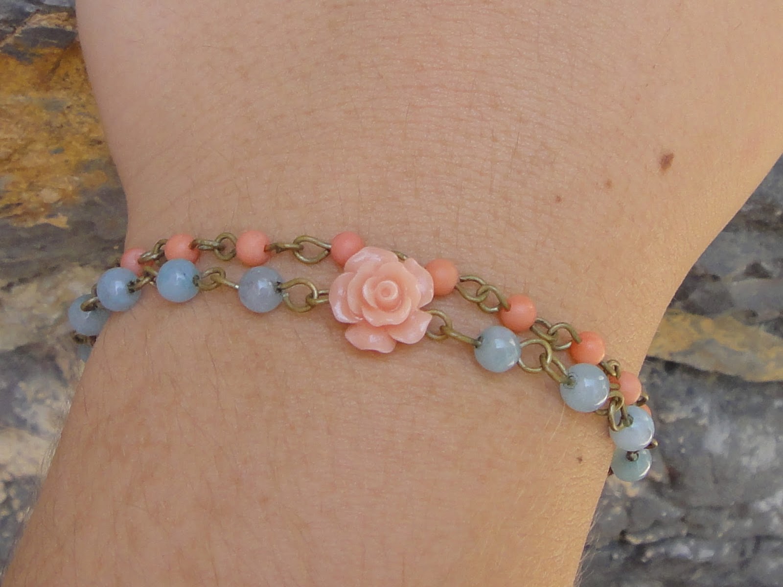 Bracelet Vintage En Métal Cloisonné – Décor Fleuri – Référence N°211