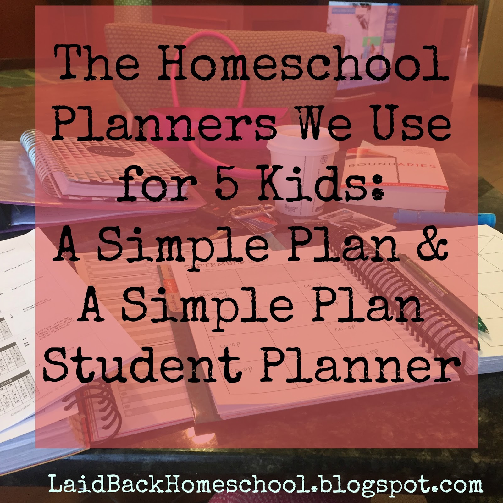 The Laid Back Homeschool A Simple Plan Homeschool Planner From Mardel 