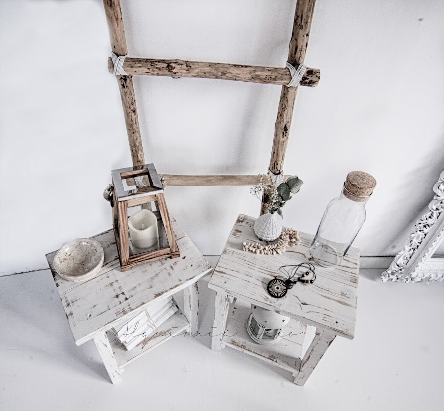 mesita noche madera natural blanco envejecido estilo nordico decoracion nordica interiorismo barcelona interiorista alquimia deco