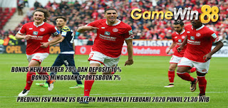 Prediksi FSV Mainz vs Bayern Munchen 01 Februari 2020 Pukul 21.30 WIB