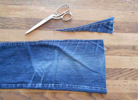 We Can Re-Do It: Upcycled Denim and Fleece Scarf