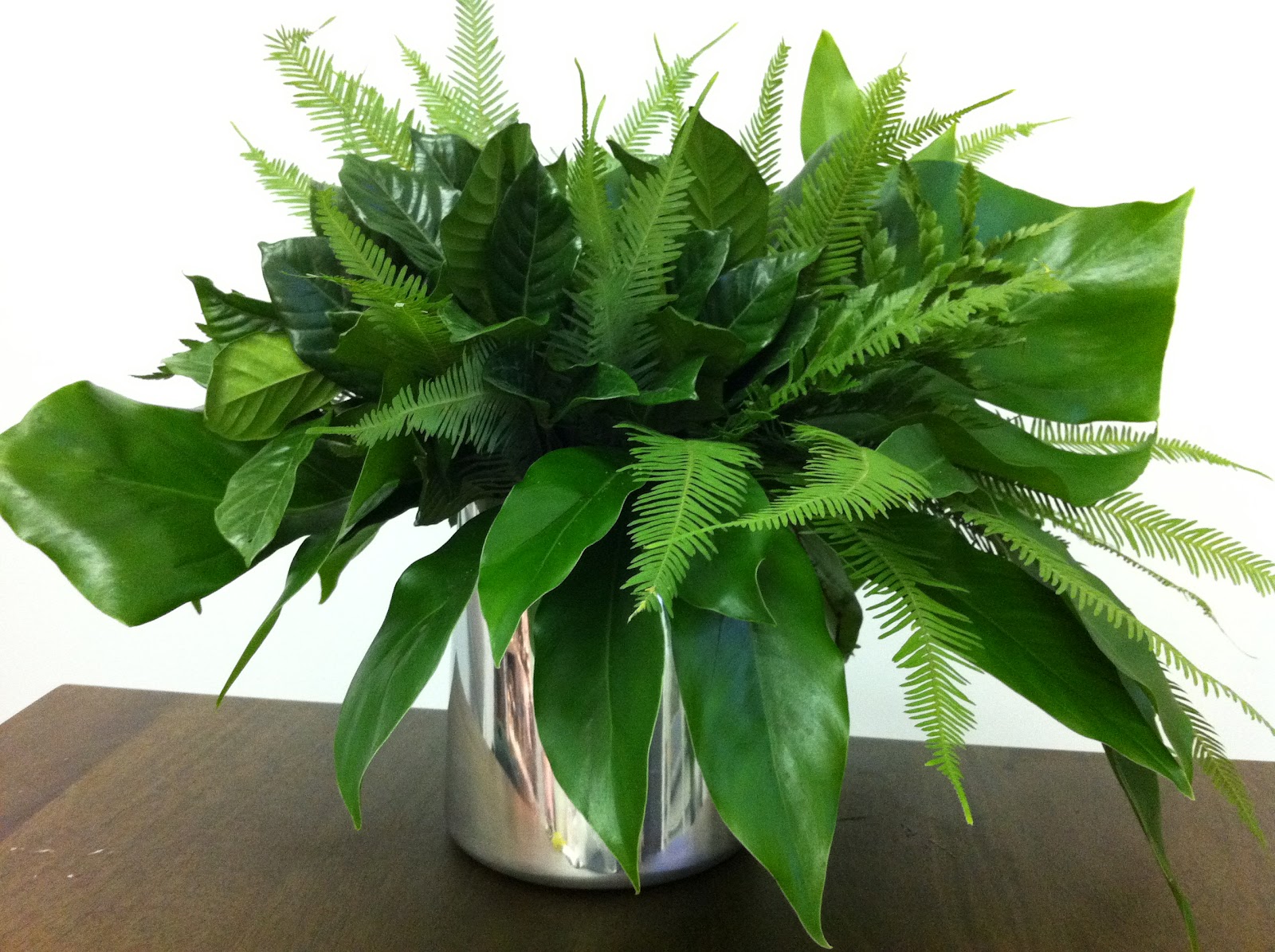 blade new york Fresh and Green, foliage arrangement