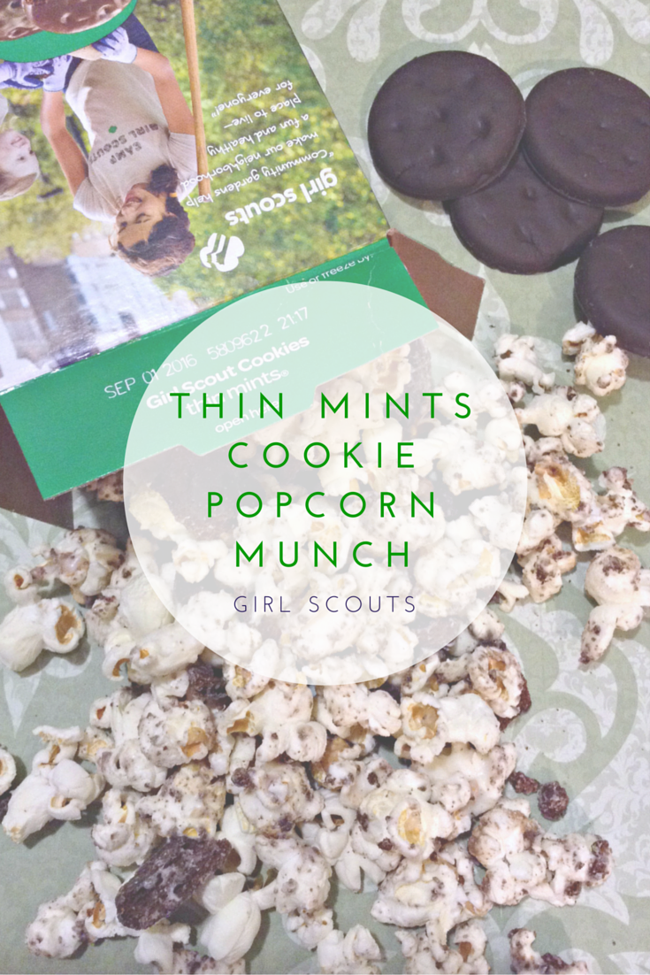 Girl Scouts Thin Mints Cookie Popcorn Munch iNeed a Playdate