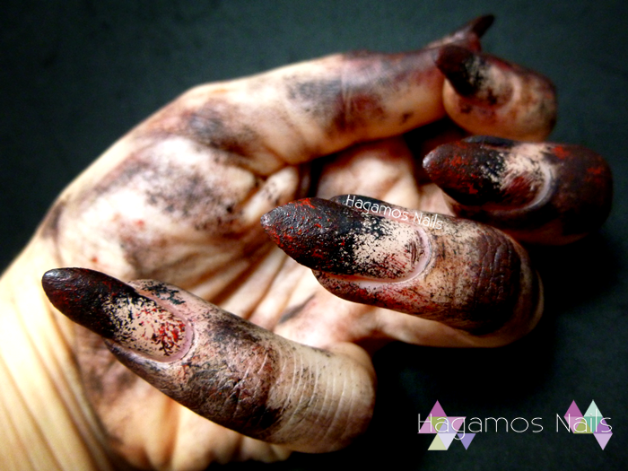 Nail Art Zombie. Hagamos Nails