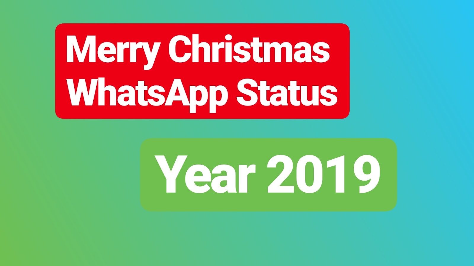 Merry Christmas WhatsApp Status