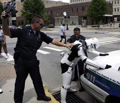Stormtrooper de star wars Stormtrooper de star wars arrestado
