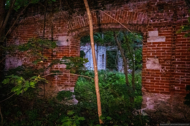 Сочинение про усадьбу рукавишниковых Поросшие травой и деревьями кирпичные развалины