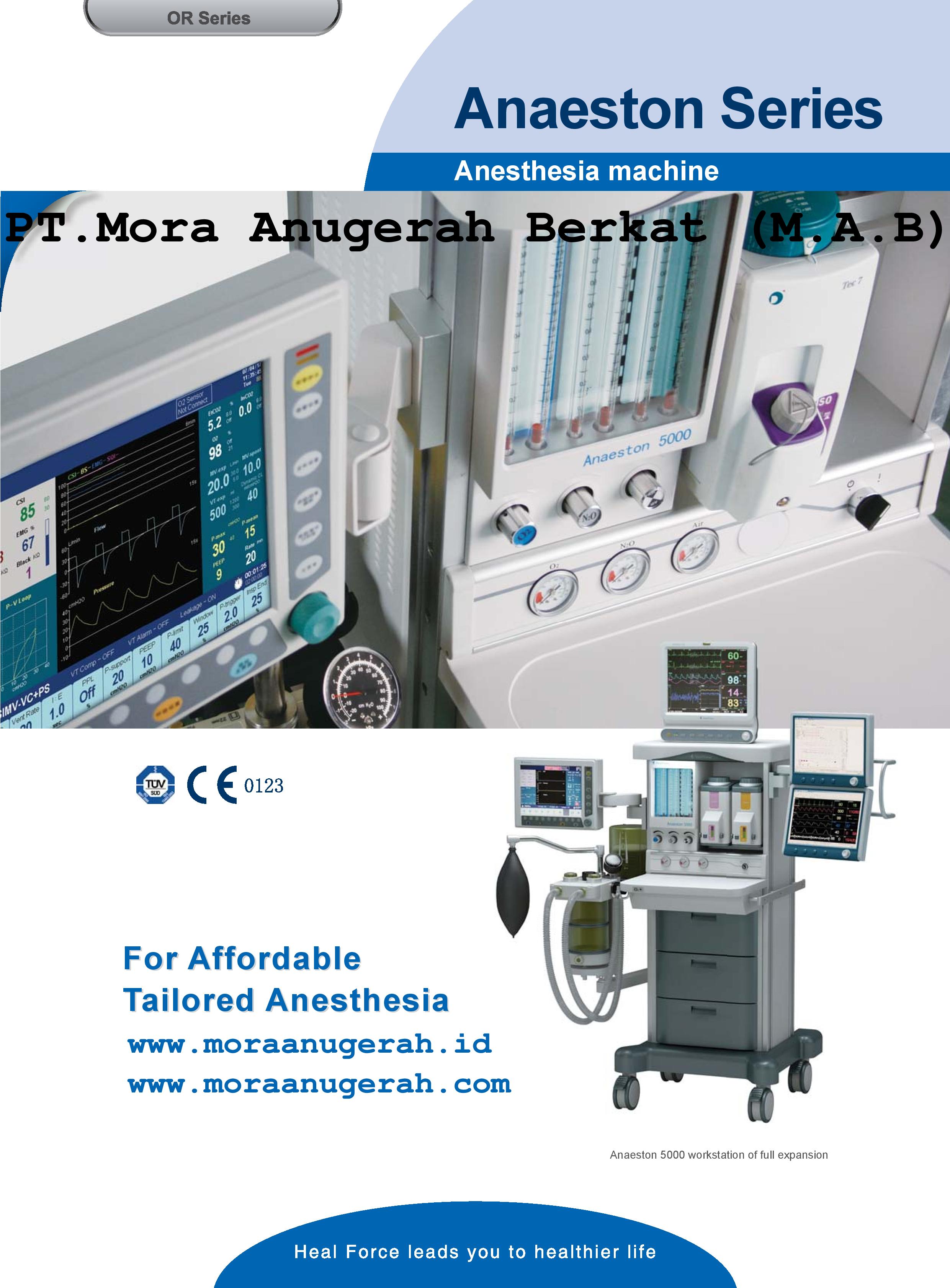 ANESTHESIA MACHINE Anaeston 5000L Anesthesia Workstation