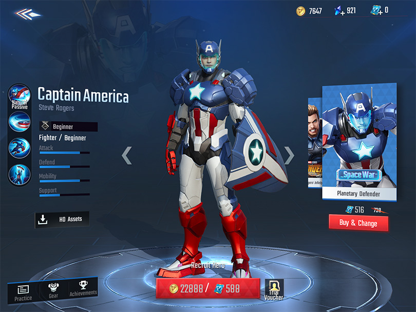 Captain America's new Epic Skin: Planetary Defender 
