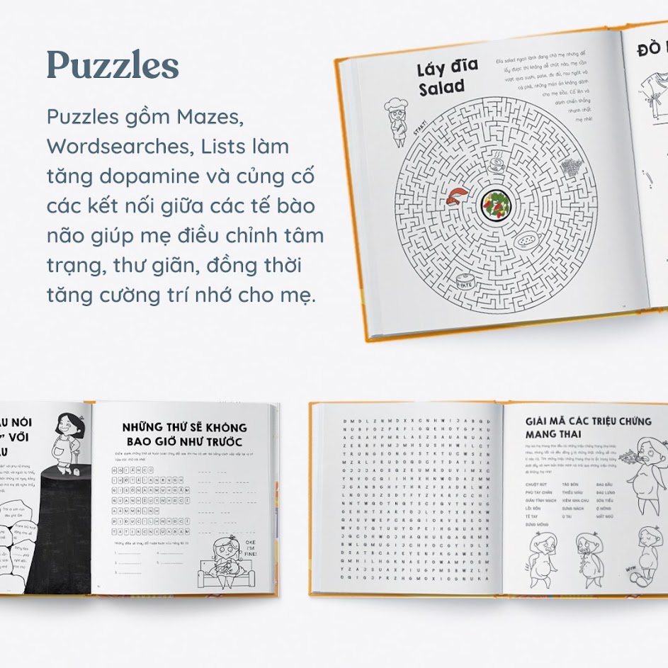 [A116] Activity book - Combo sách thai giáo trong tam cá nguyệt thứ 3