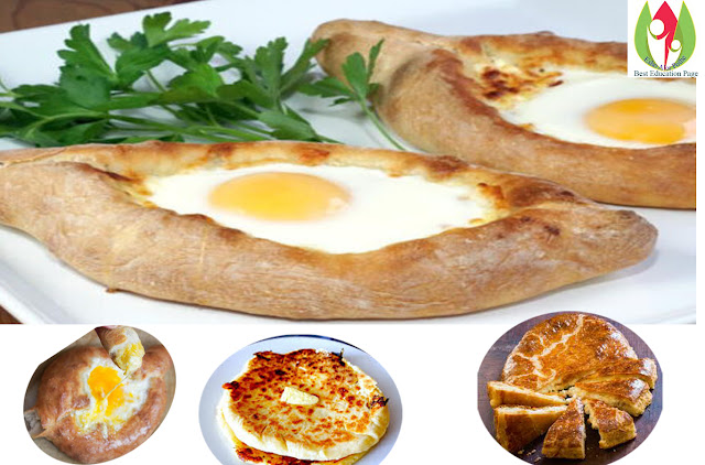 Khachapuri (Georgian Cheese Bread) - #Tasty Food