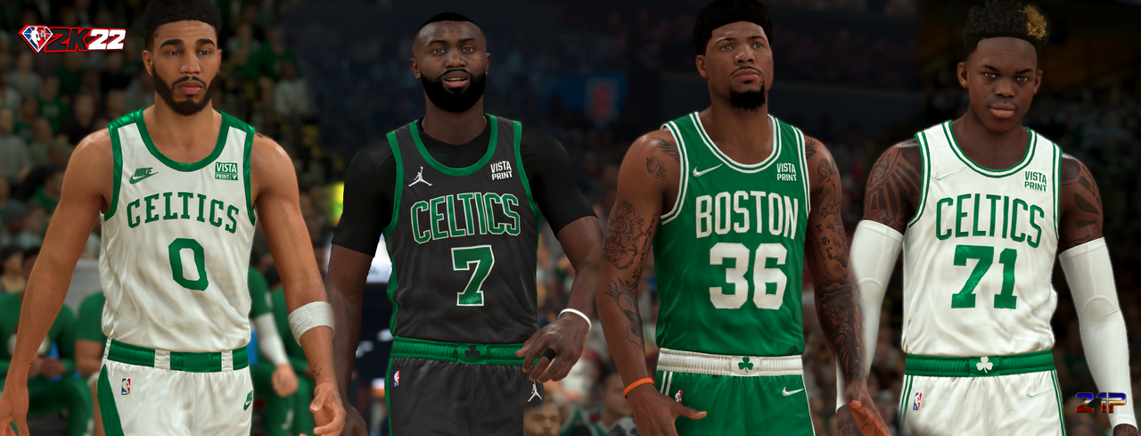 NBA 2K22 Boston Celtics 2022-2023 City Jersey by Kyu2K - Shuajota: NBA 2K24  Mods, Rosters & Cyberfaces