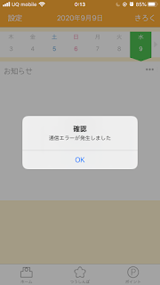エラー画面例 エラー画面例