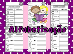 atividades de alfabetização, substantivos