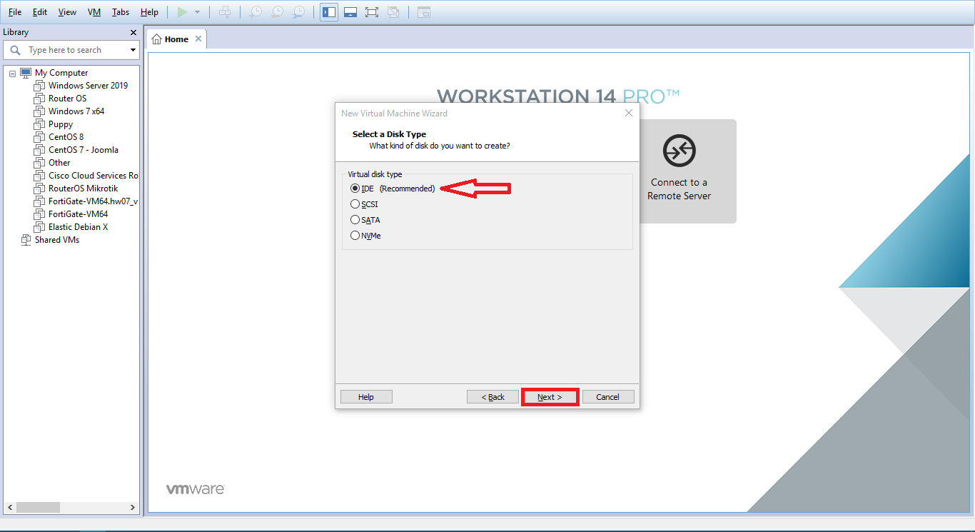 Vmware workstation 14