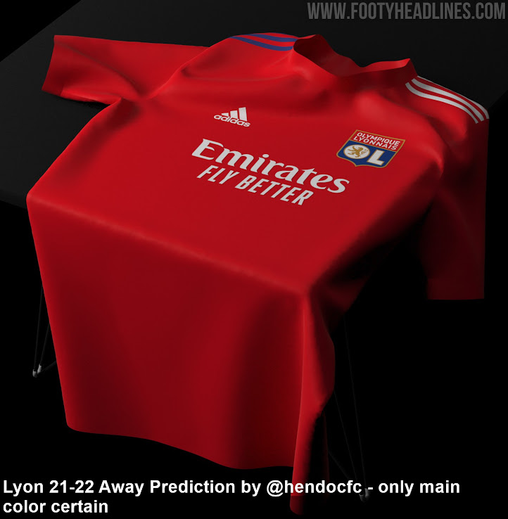 Olympique Lyon 21-22 Home Kit Design + Away Info Leaked - Footy Headlines