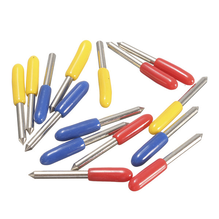 Hown store GCC Cutter Blade Plotter Vinyl Knife 15 pc 30° 45° 60° Degree Set OEM for Roland