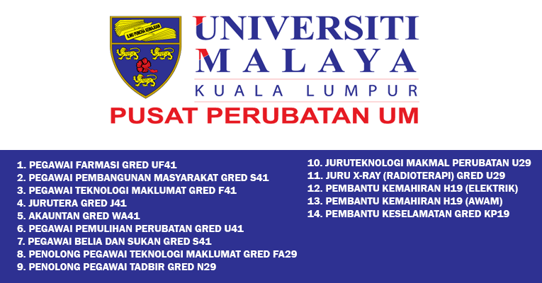 Jawatan Kosong Di Pusat Perubatan Universiti Malaya Ppum Jobcari Com Jawatan Kosong Terkini