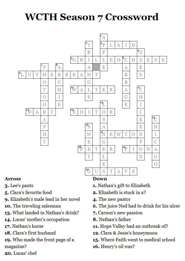 crossword answer for dissertation