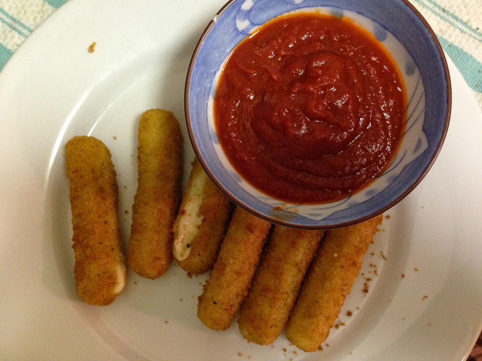 Beany Malone Trader Joe's Breaded Mozzarella Cheese Sticks