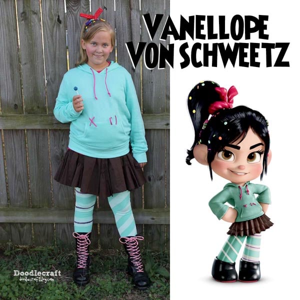 DIY Vanellope von Schweetz Costume