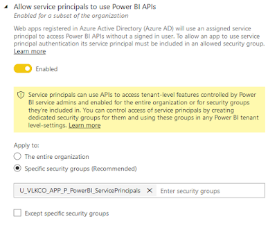 Power BI Dataset