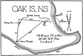 oak island map sails today essentia quinta inscribe stones other