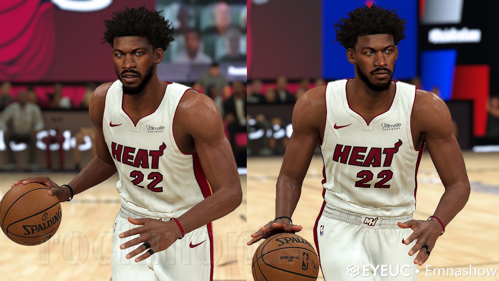 Jimmy Butler Cyberface Hair And Body Model Bubble Version By Emnashow2k For 2k21 Nba 2k Updates Roster Update Cyberface Etc