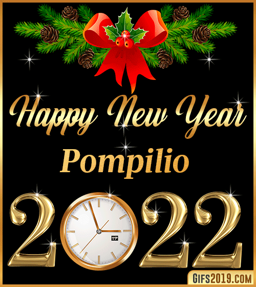 Gif Happy New Year 2022 Pompilio