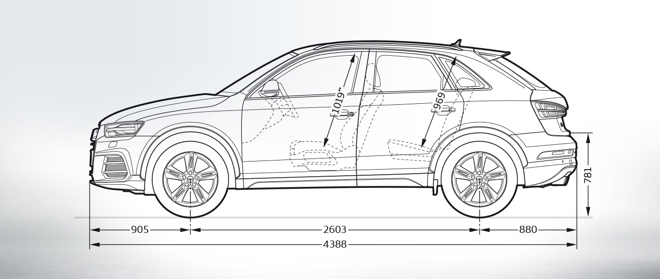 Dimensioni Audi Q2 Altezza Lunghezza Larghezza E