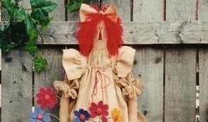 Boneca  Com Molde.