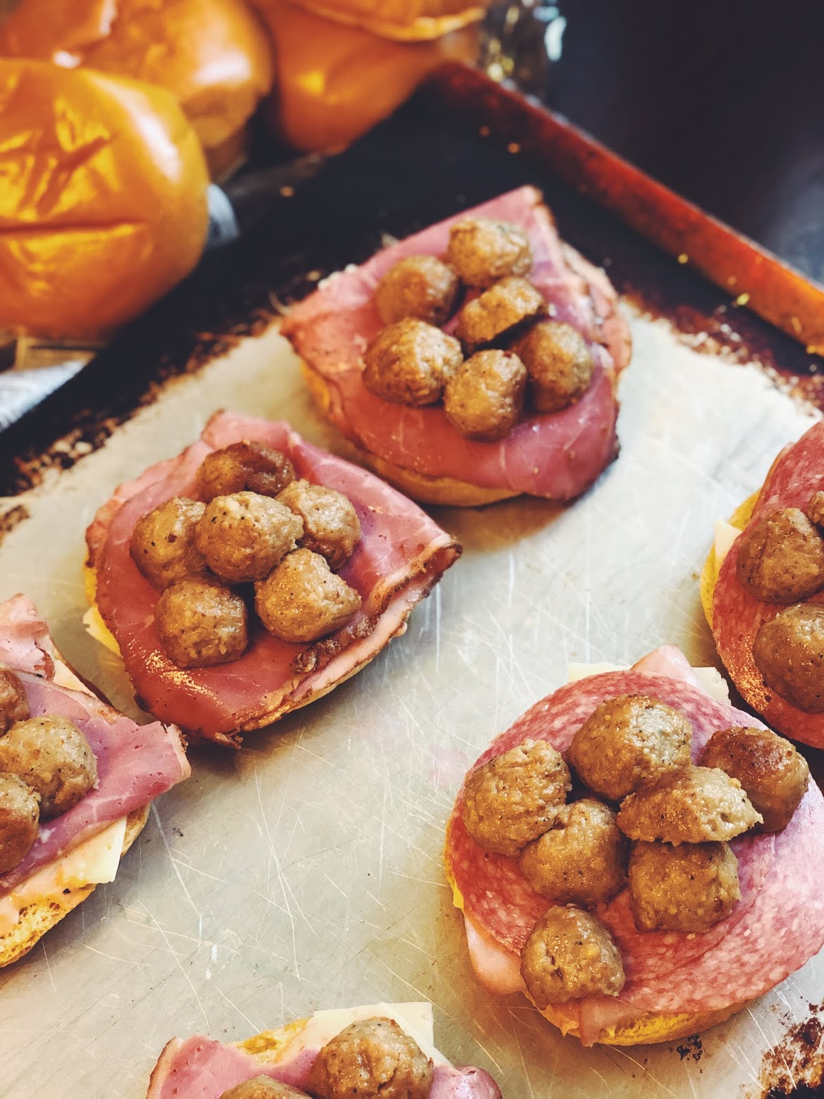 Erica Snell Pastrami Meatball Goodness