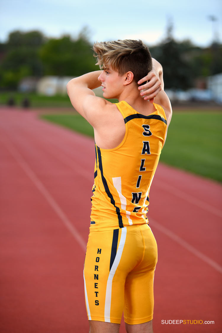 Saline High School Guys Senior Portraits Sports Track Running Ann Arbor Senior Pictures Photographer 