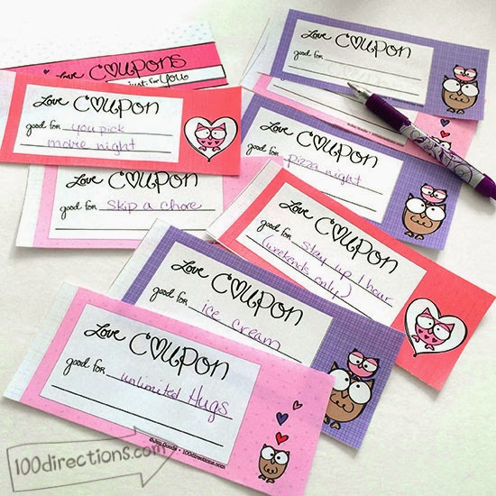Cupones para San Valentín para Imprimir Gratis. - Ideas y material ...