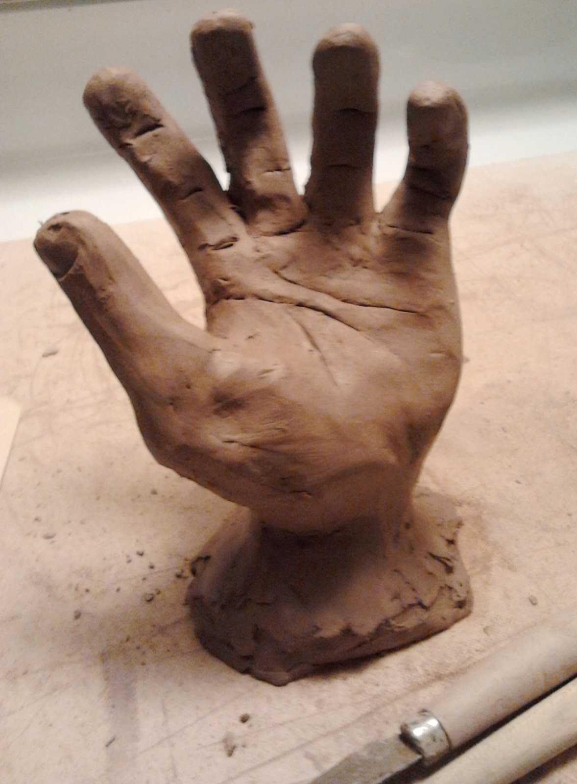 Clayzee: Hand Sculpture (Ring Holder)
